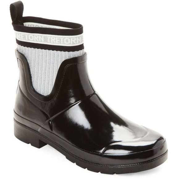Tretorn Shoes - Tretorn Lia Low-Heel Rain Booties